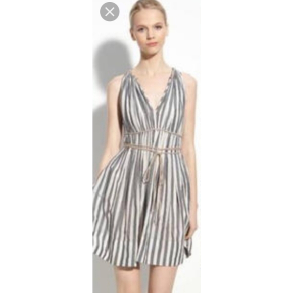 3.1 Phillip Lim Dresses & Skirts - 3.1 Phillip Lim Rope Trim Striped Grecian Dress